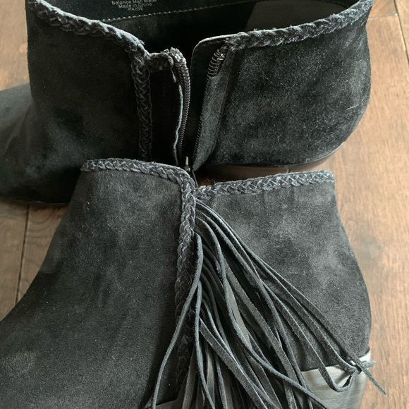 Suede Ankle Boots | Sam Edelman | 10 | Black - Picture 7 of 9